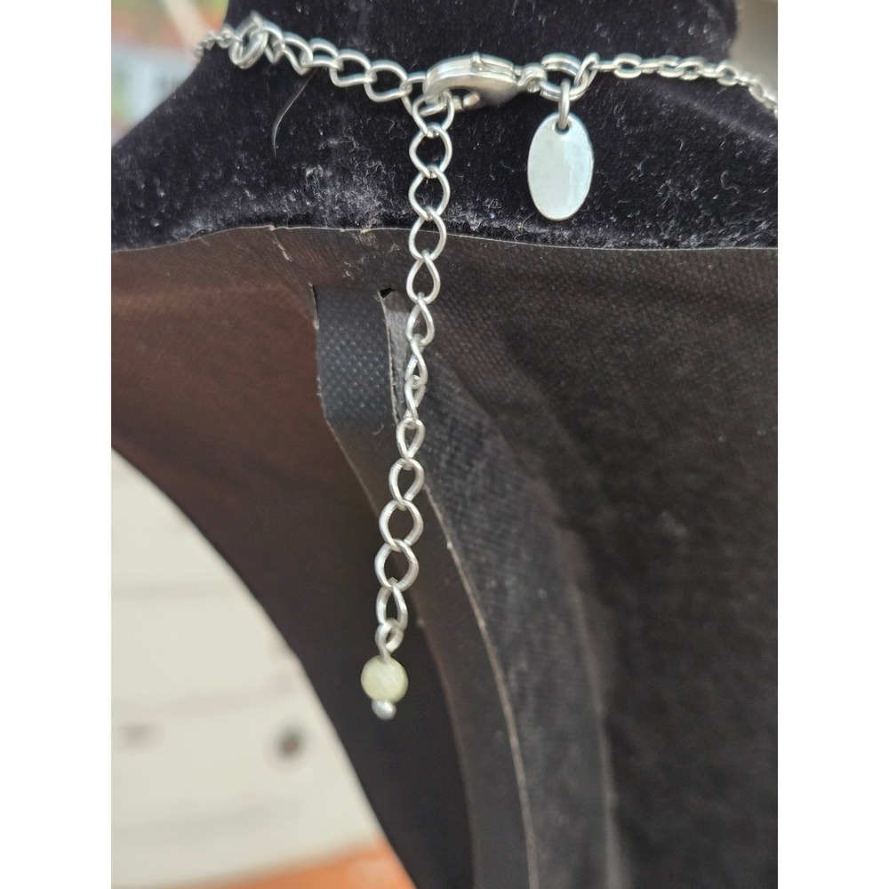 Lia Sophia "Ocean Splash" Necklace Aqua Genuine Amazonite - Picture 4 of 4